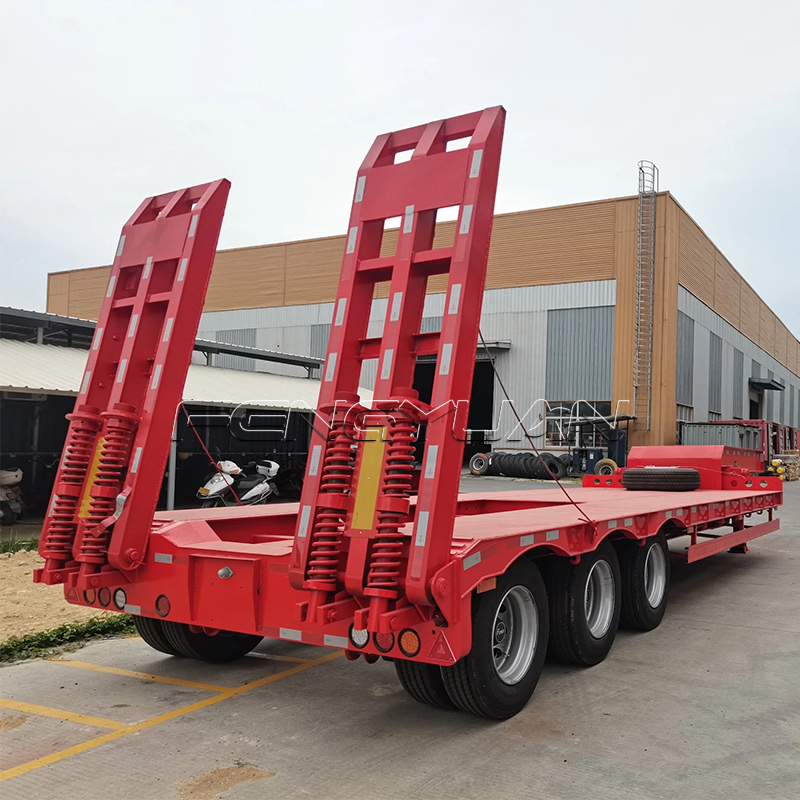 Heavy Duty Lowbed Semi Trailer