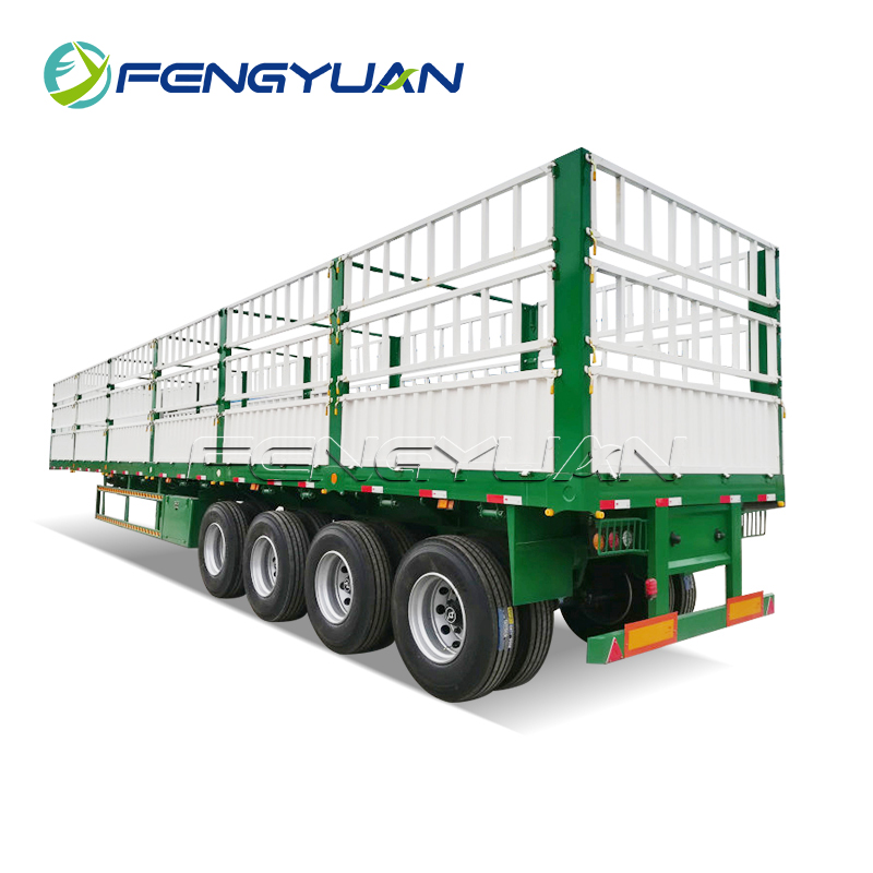 3 Axle Transport Fence Semi Trailer